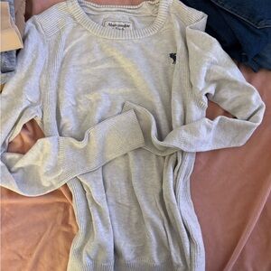 Abercrombie & Fitch Vintage Crewneck Sweater with Logo